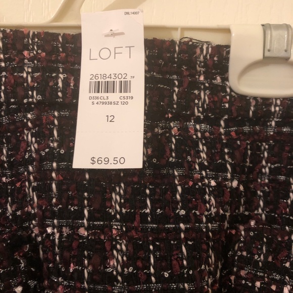 LOFT skirt size 12 (colour Plum) - Picture 3 of 4
